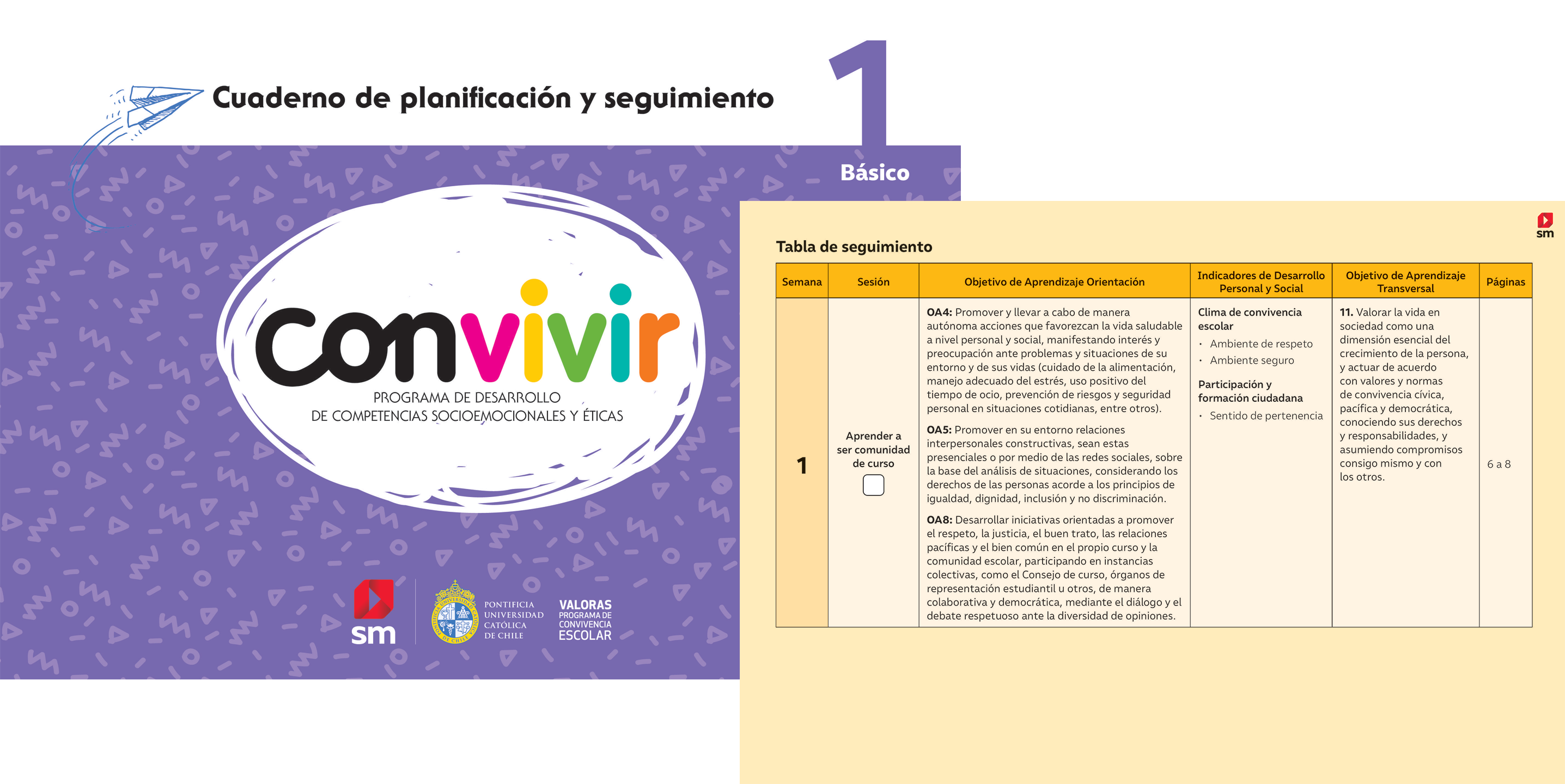 Cuaderno de planificación y seguimiento Convivir